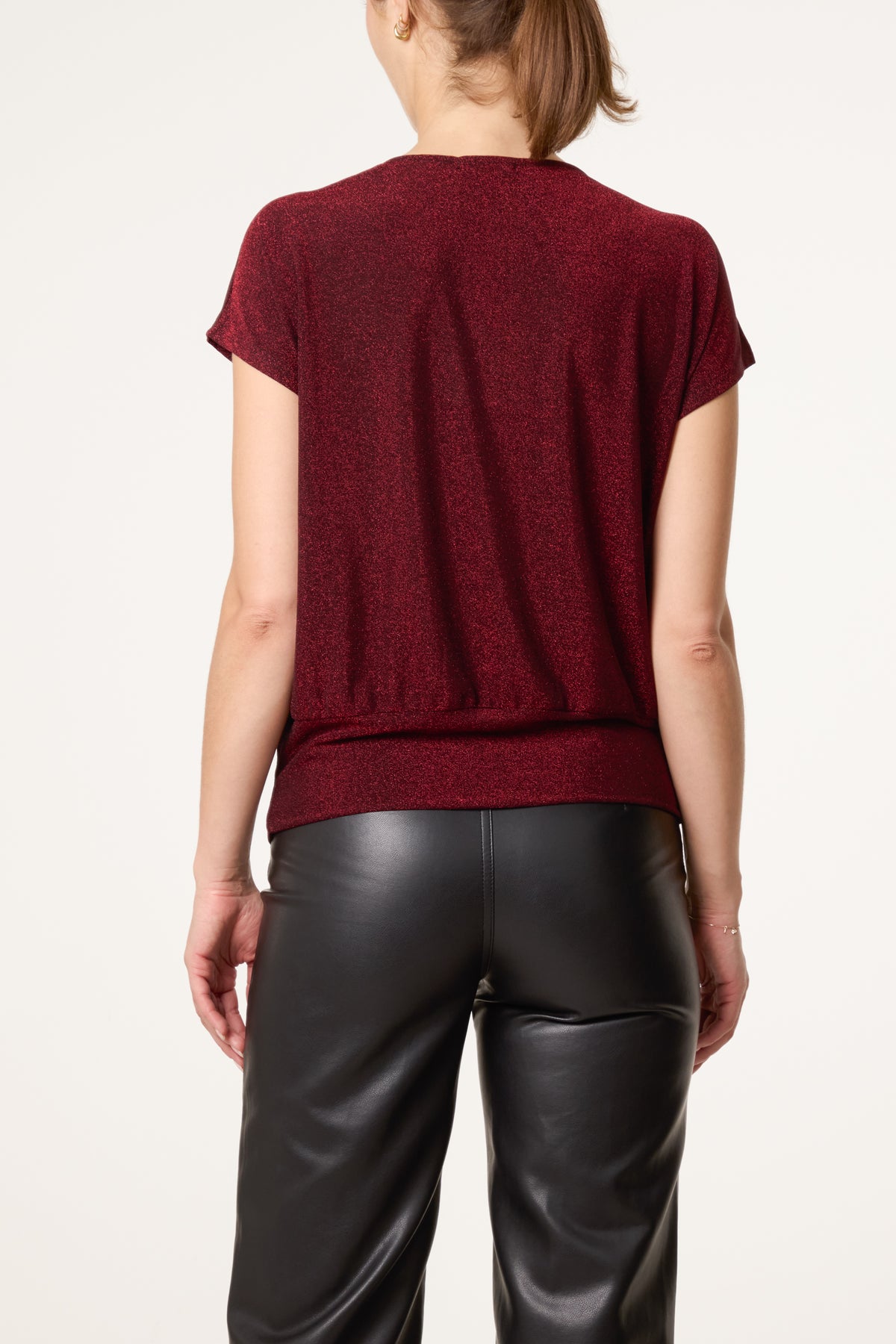 Cowl Neck Draped Top