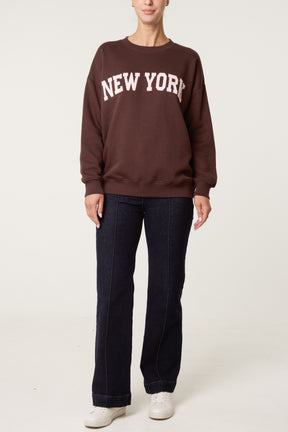 New York Cosy Cotton Sweatshirt