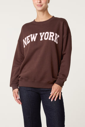 New York Cosy Cotton Sweatshirt