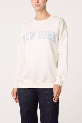 New York Cosy Cotton Sweatshirt