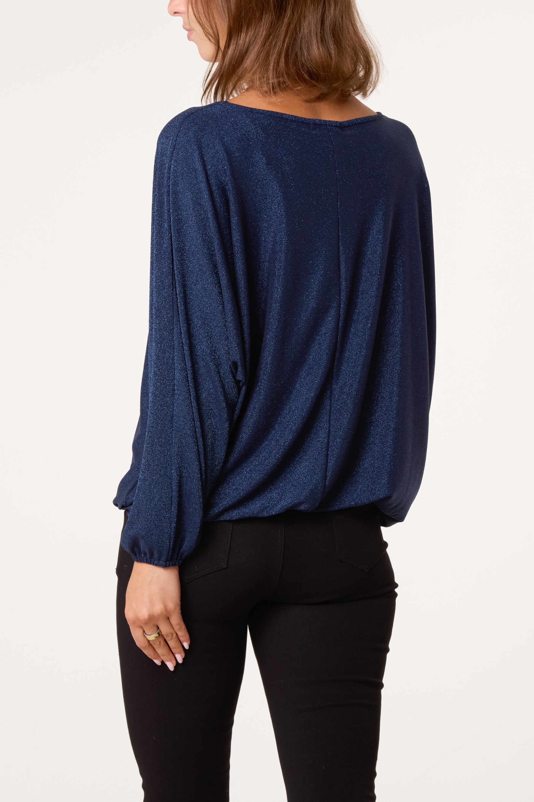 Relaxed Long Sleeve Crew Neck Top