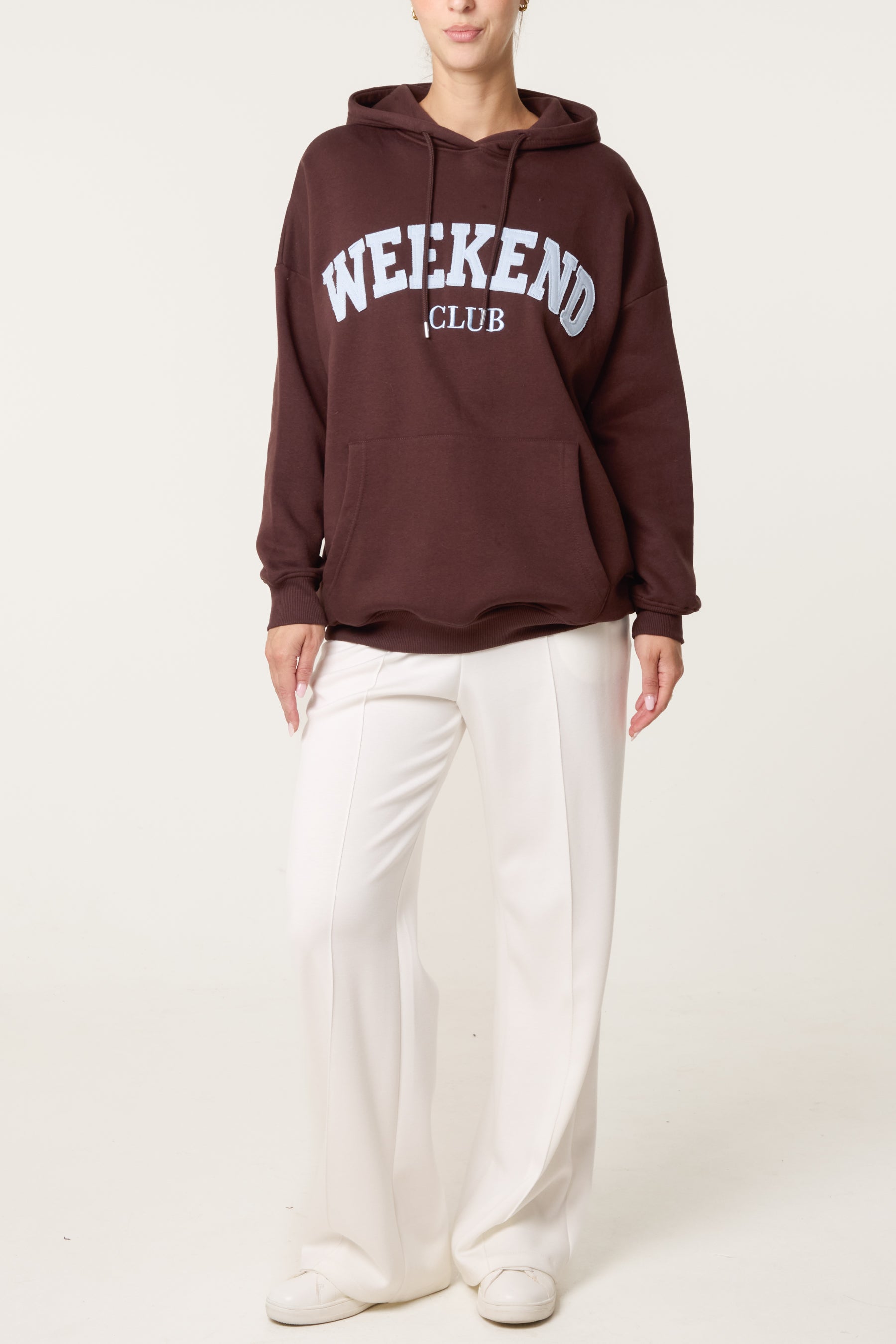 Comfy Weekend Club Cotton Blend Hoodie
