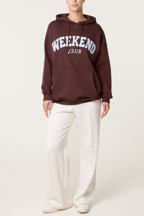 Comfy Weekend Club Cotton Blend Hoodie