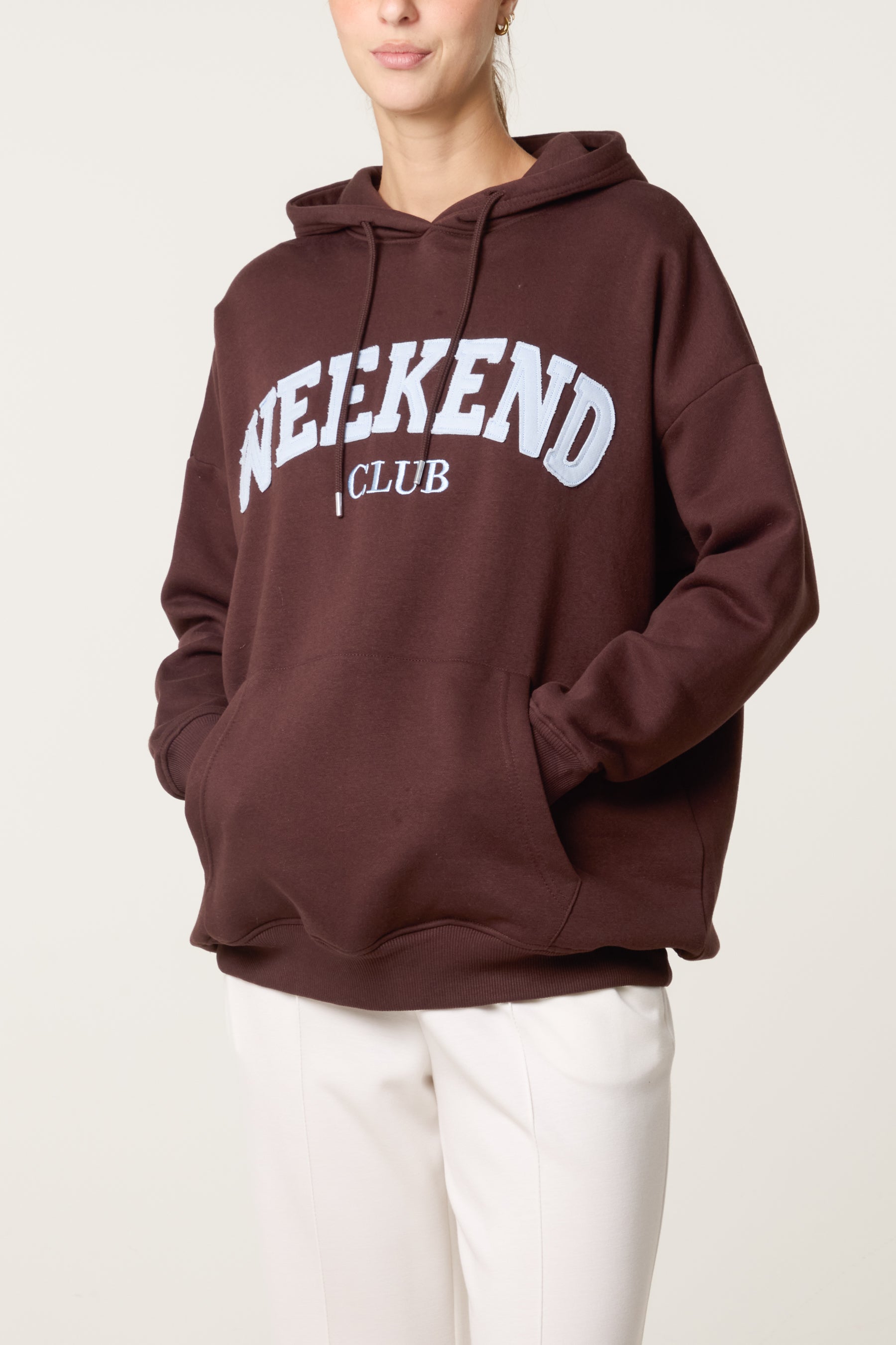 Comfy Weekend Club Cotton Blend Hoodie