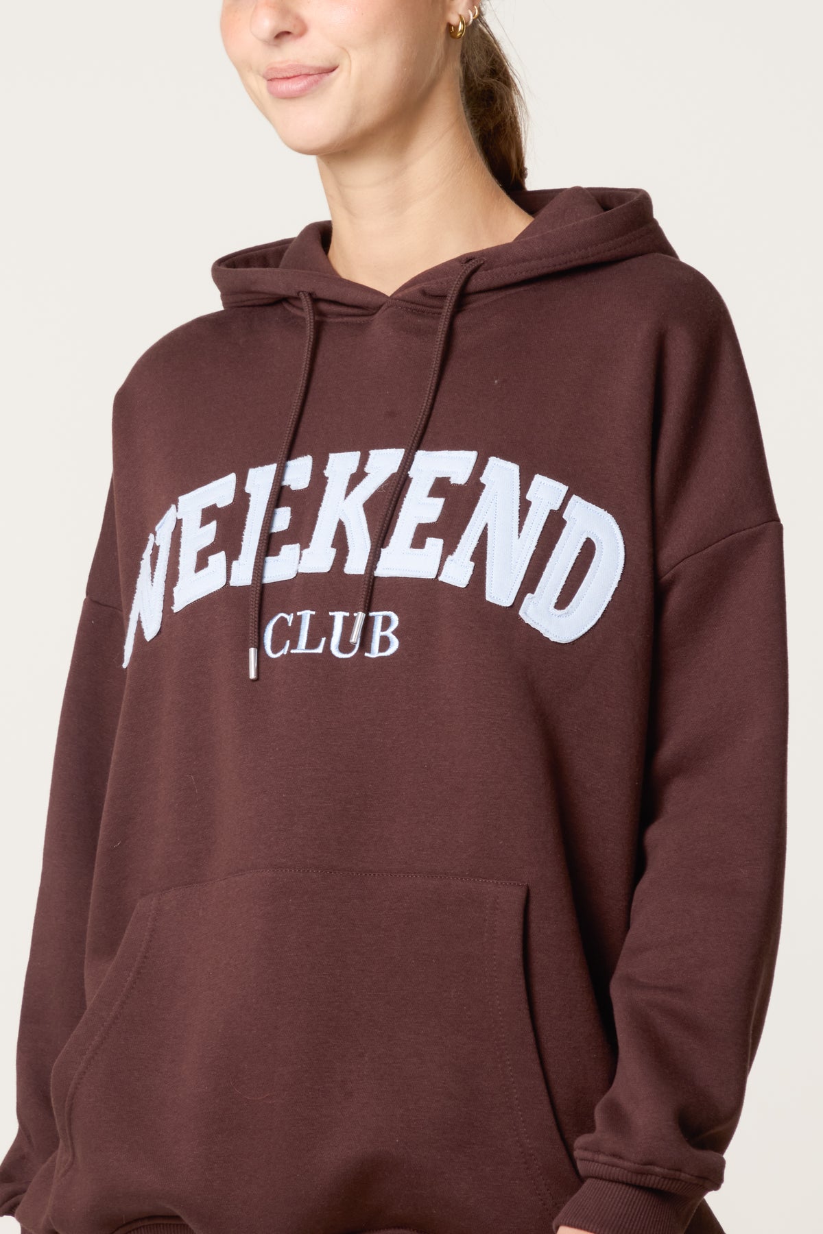Comfy Weekend Club Cotton Blend Hoodie