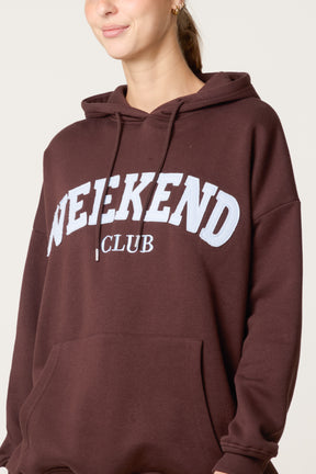 Comfy Weekend Club Cotton Blend Hoodie