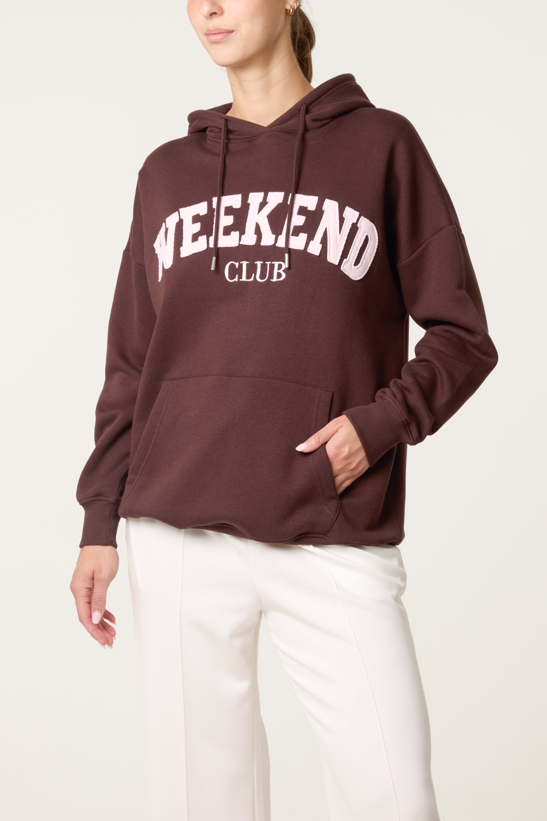 Comfy Weekend Club Cotton Blend Hoodie