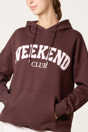 Comfy Weekend Club Cotton Blend Hoodie