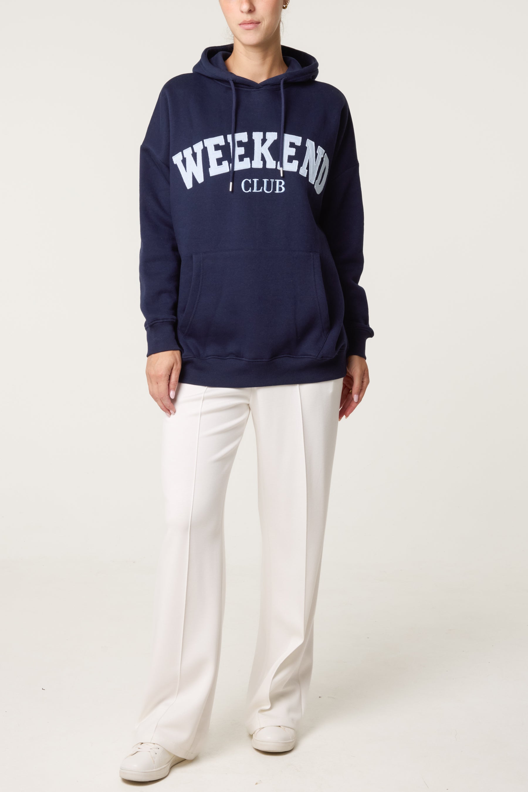 Comfy Weekend Club Cotton Blend Hoodie