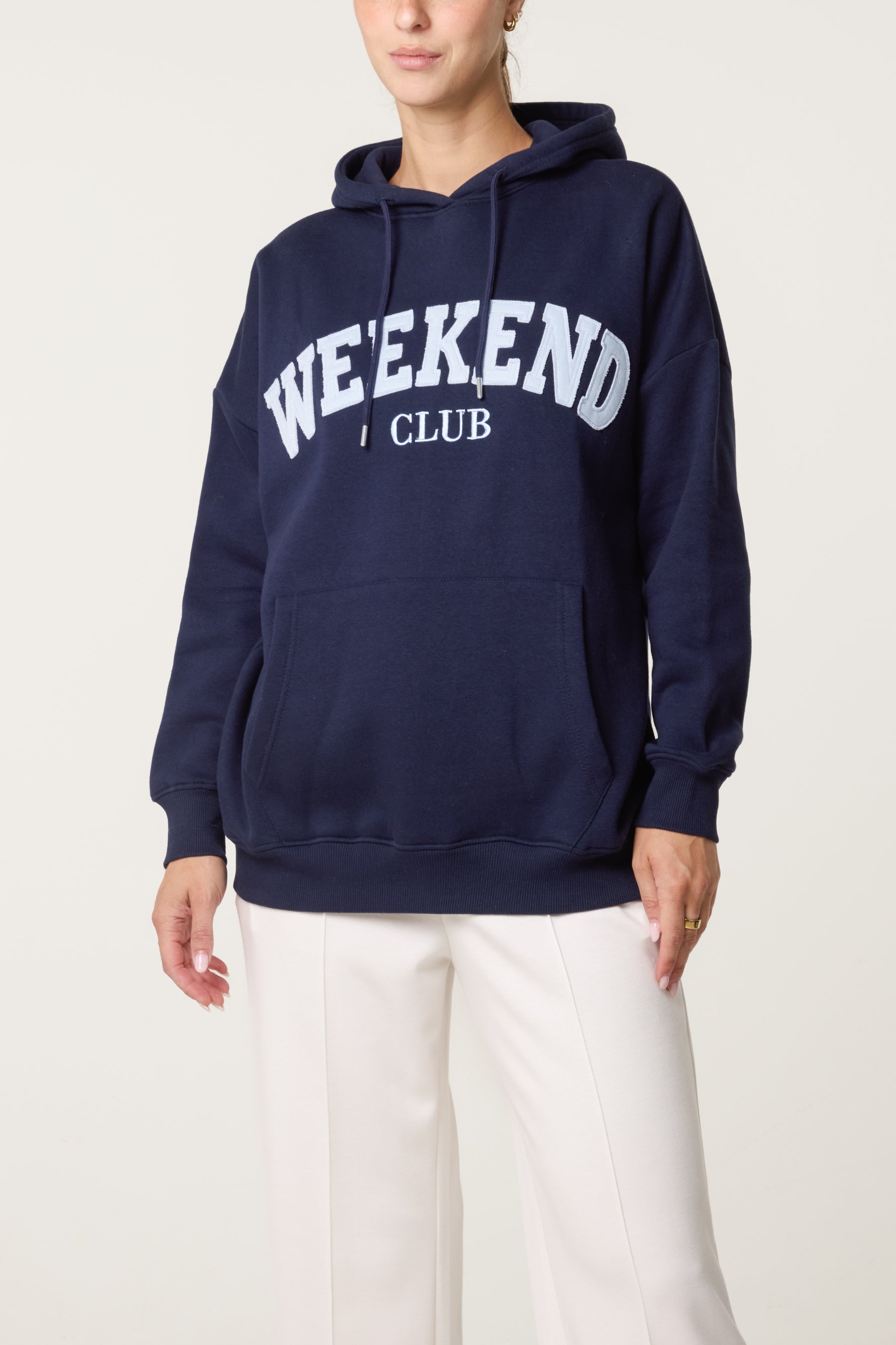 Comfy Weekend Club Cotton Blend Hoodie