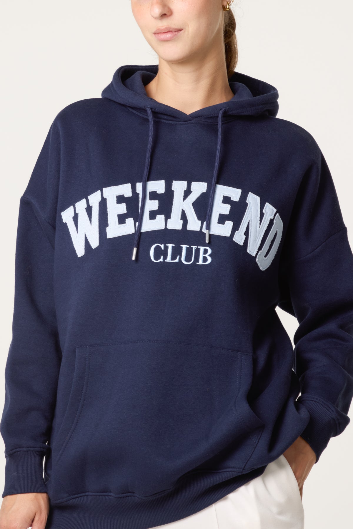 Comfy Weekend Club Cotton Blend Hoodie