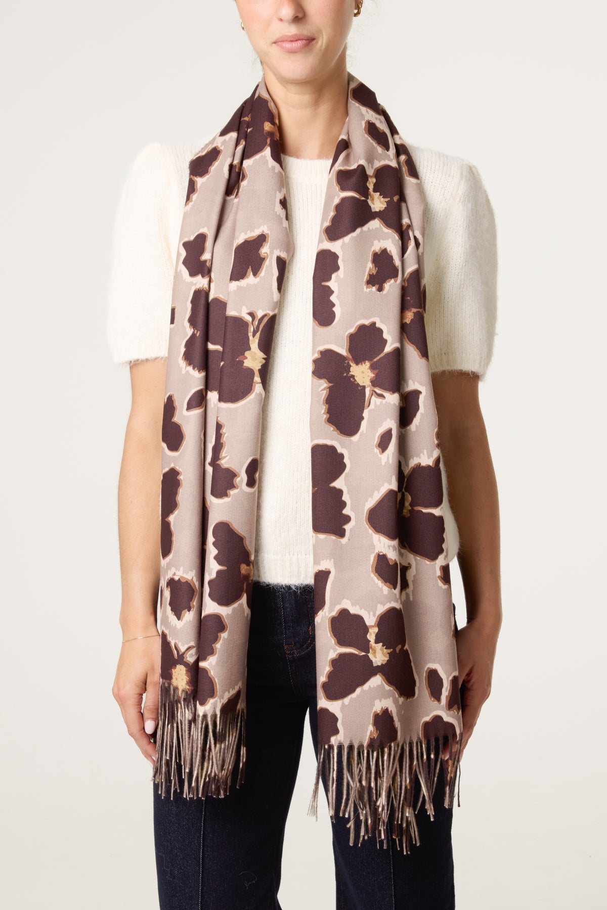 Butterfly Inspired Print Scarf