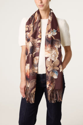Floral Print Scarf
