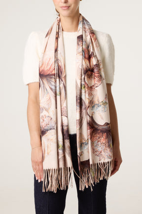 Floral Print Scarf