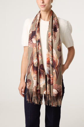 Floral Print Scarf