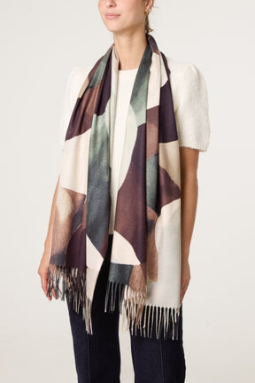 Geometric Shapes Pattern Scarf