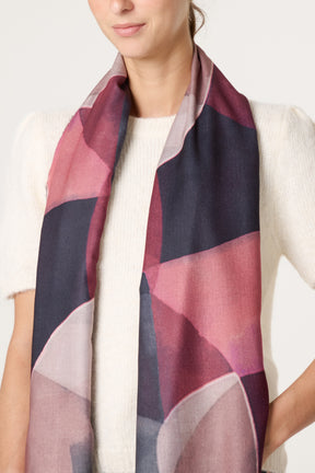 Geometric Shapes Pattern Scarf