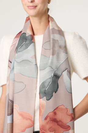 Floral Pattern Scarf