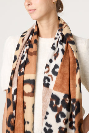 Bold Animal Print Scarf