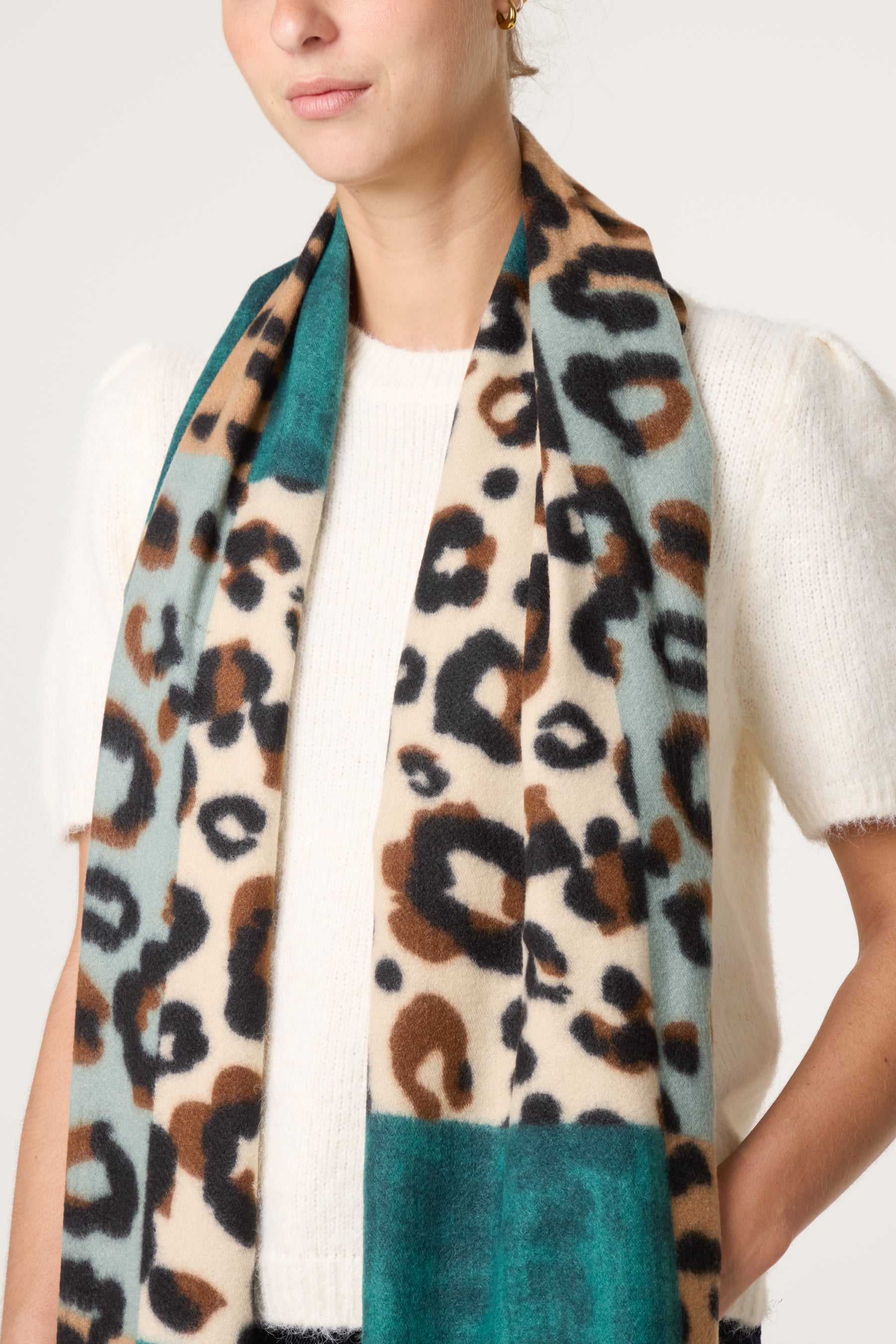 Bold Animal Print Scarf