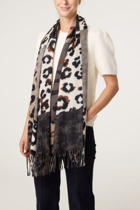 Bold Animal Print Scarf