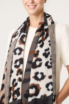 Bold Animal Print Scarf