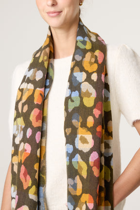 Colourful Animal Print Scarf