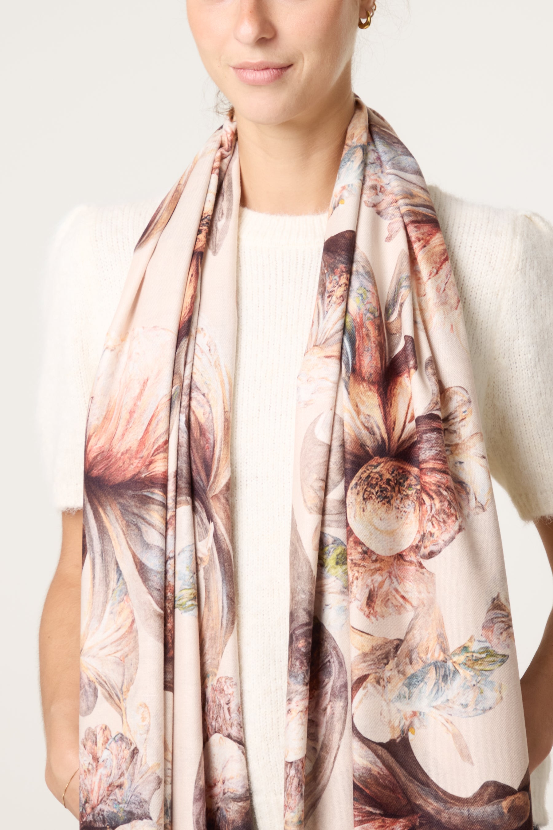Floral Print Scarf