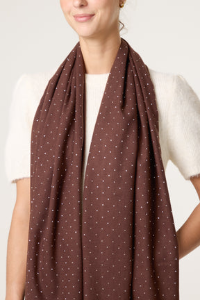 Embellished Essential Diamante Scarf