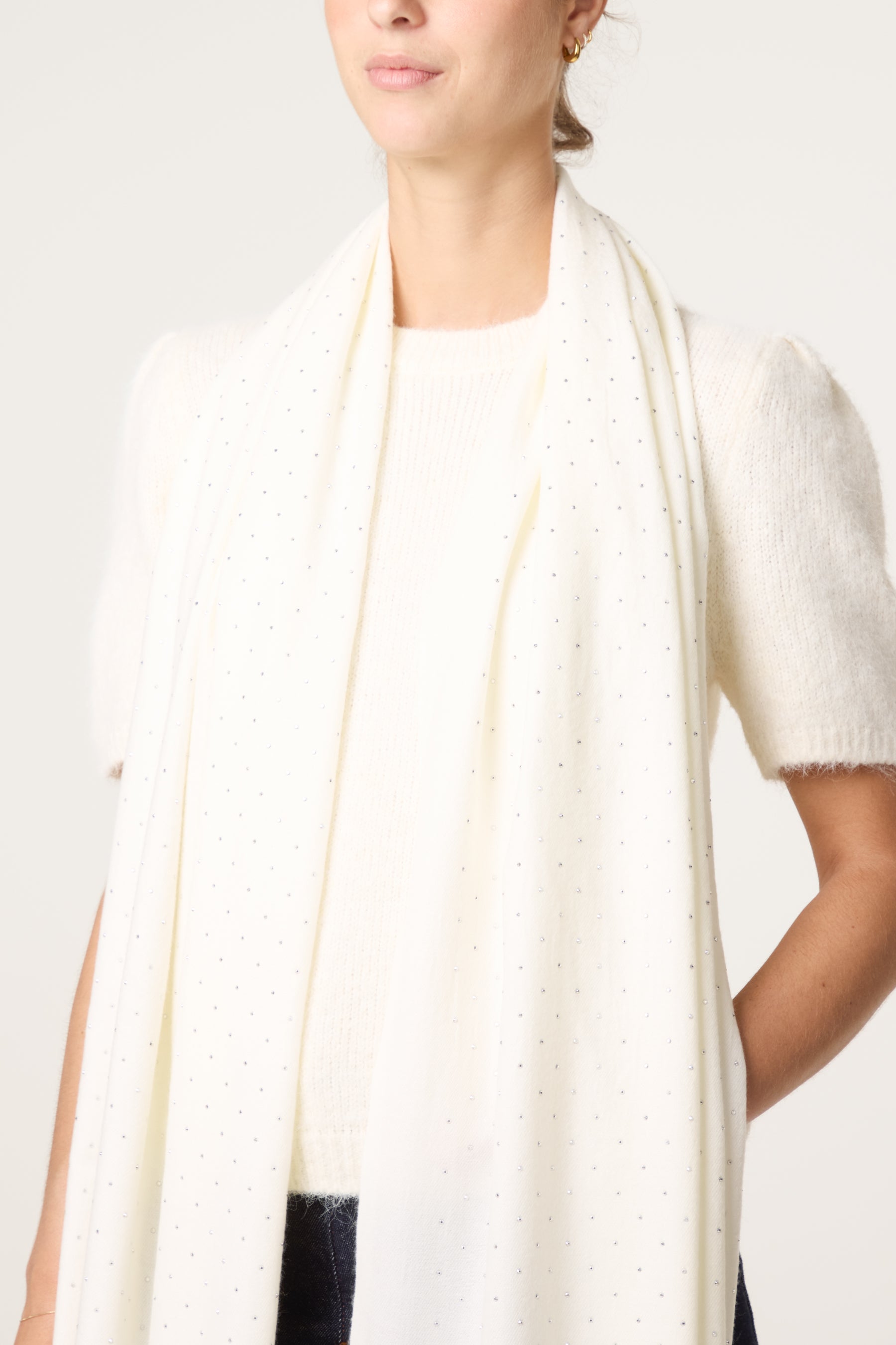 Embellished Essential Diamante Scarf