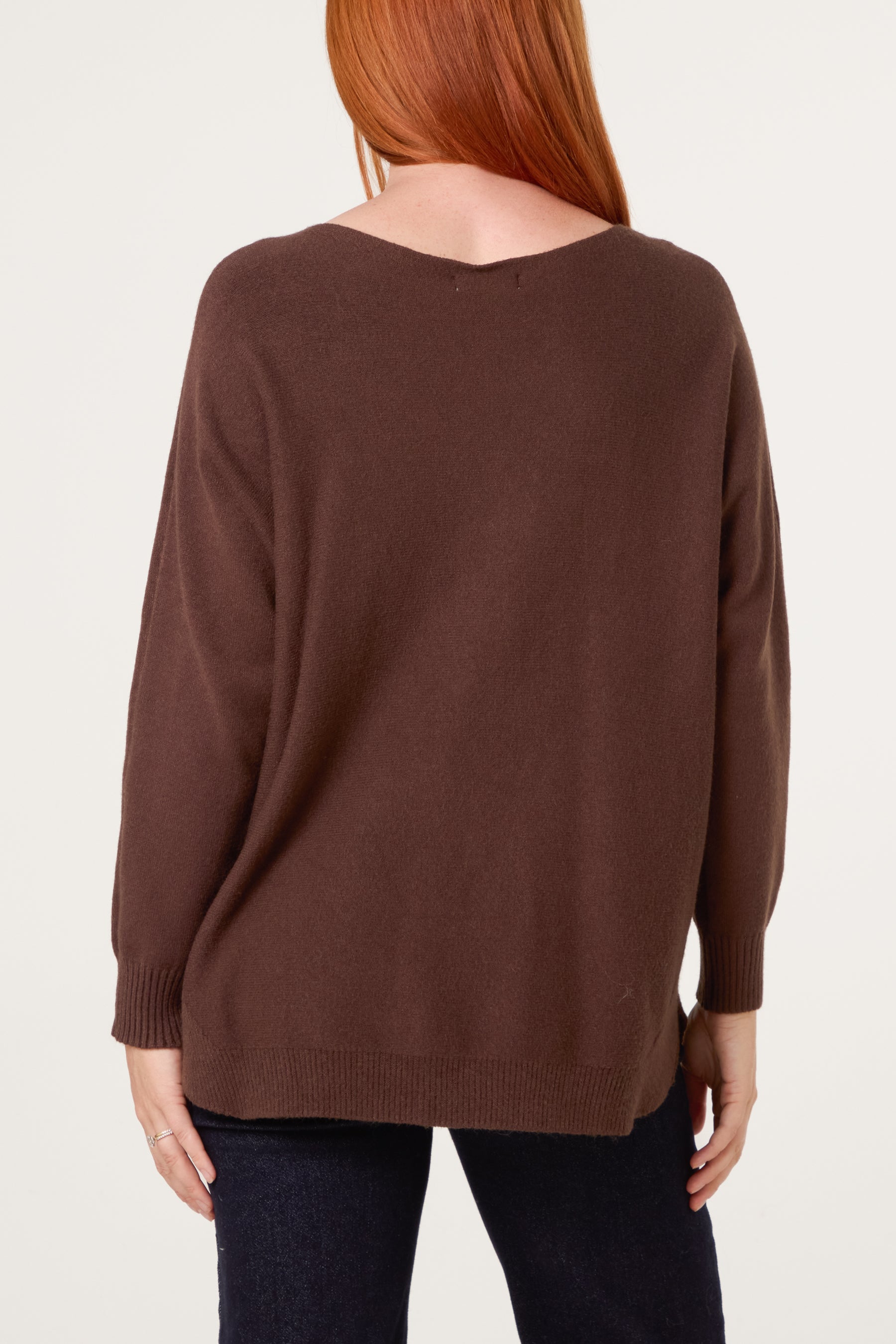 Side Button Detail Jumper With Pockets
