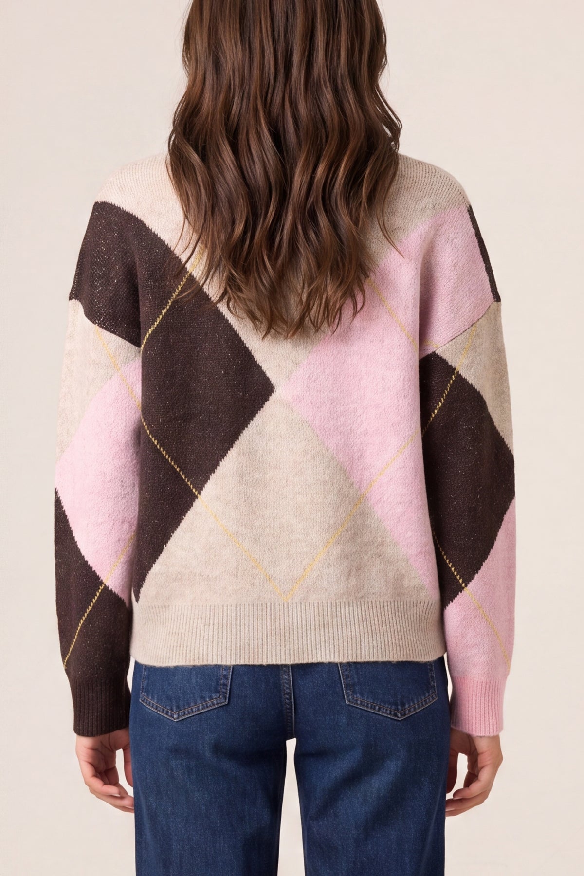 Argyle Knit Jumper