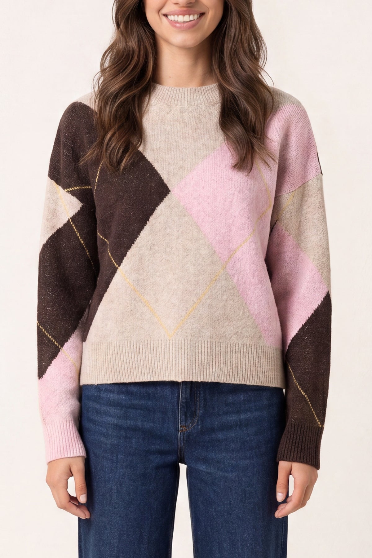 Argyle Knit Jumper