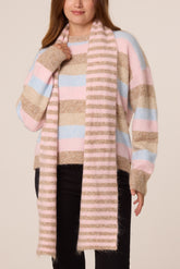 Striped Scarf & Jumper