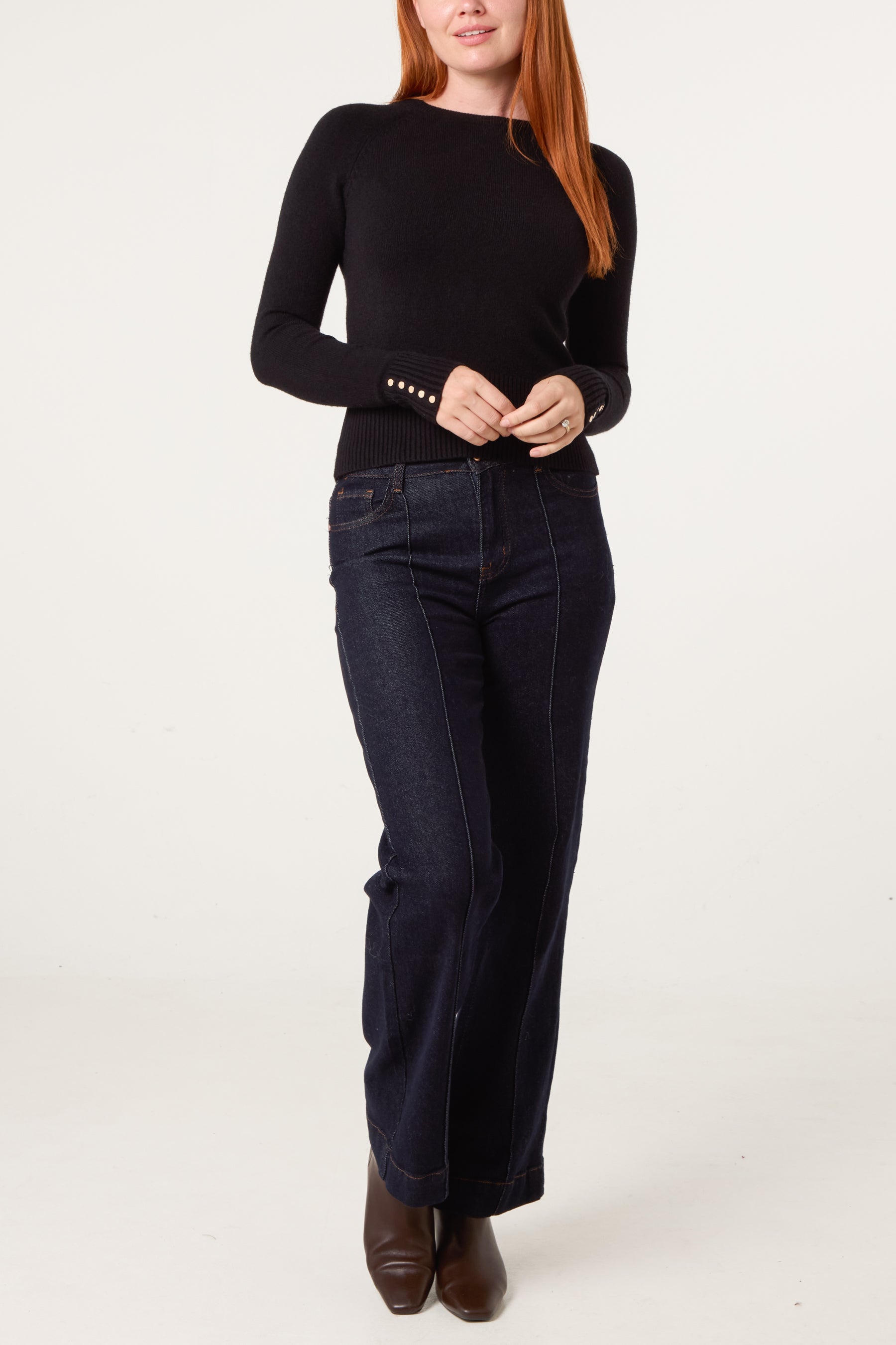 Essential Round Neck Knit Top