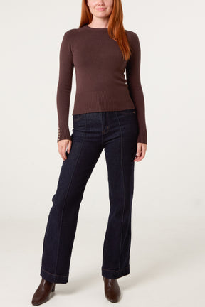 Essential Round Neck Knit Top