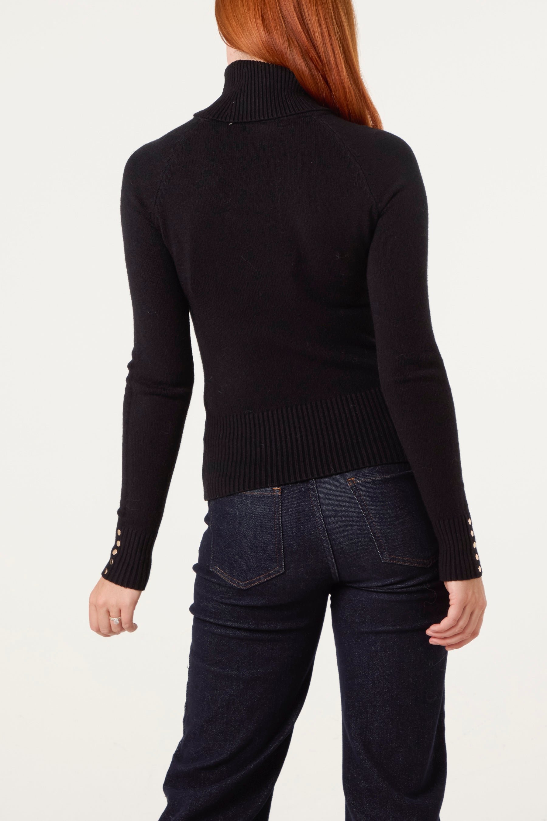 Essential Roll Neck Knit Top