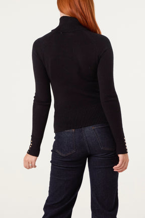 Essential Roll Neck Knit Top