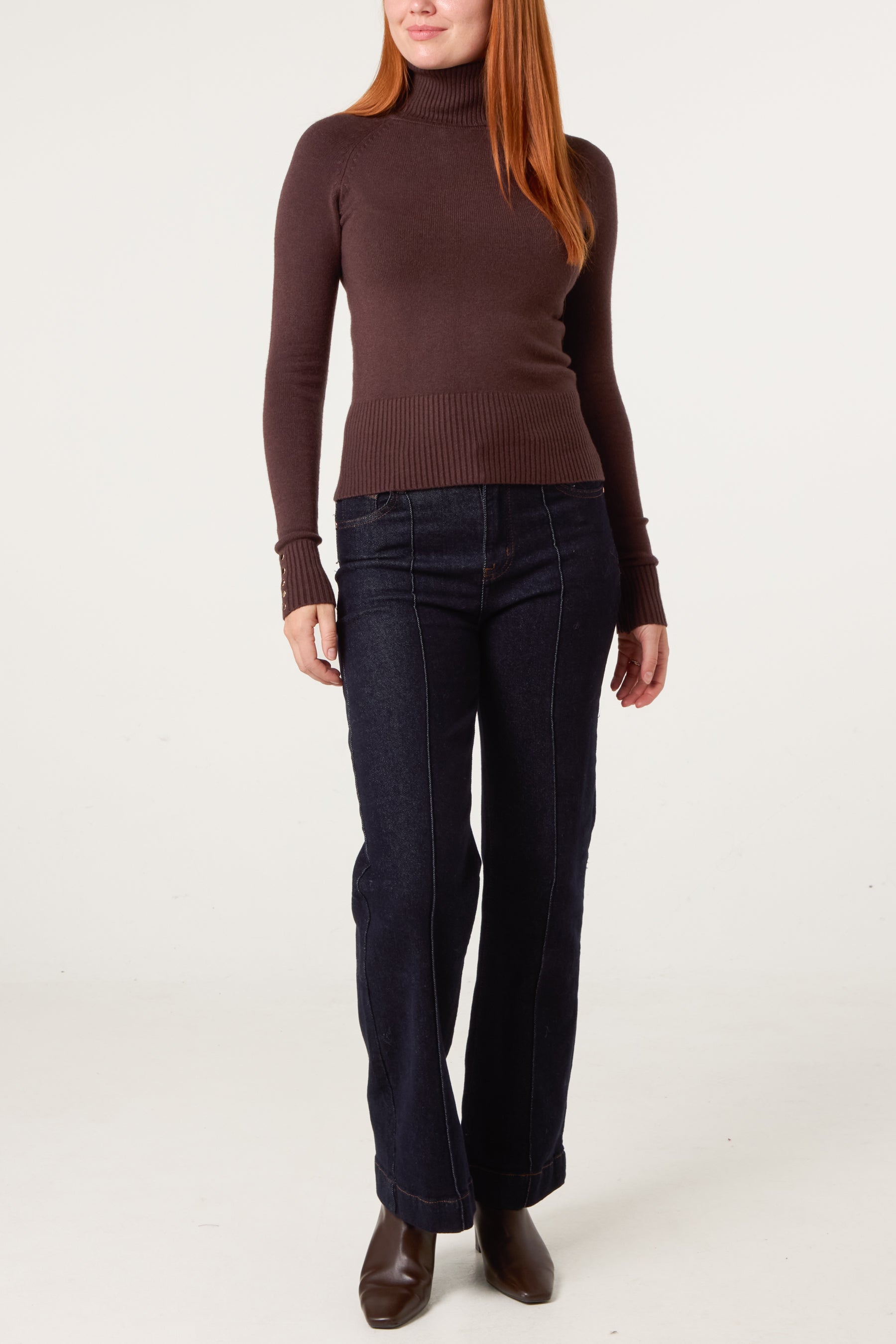 Essential Roll Neck Knit Top