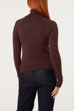 Essential Roll Neck Knit Top