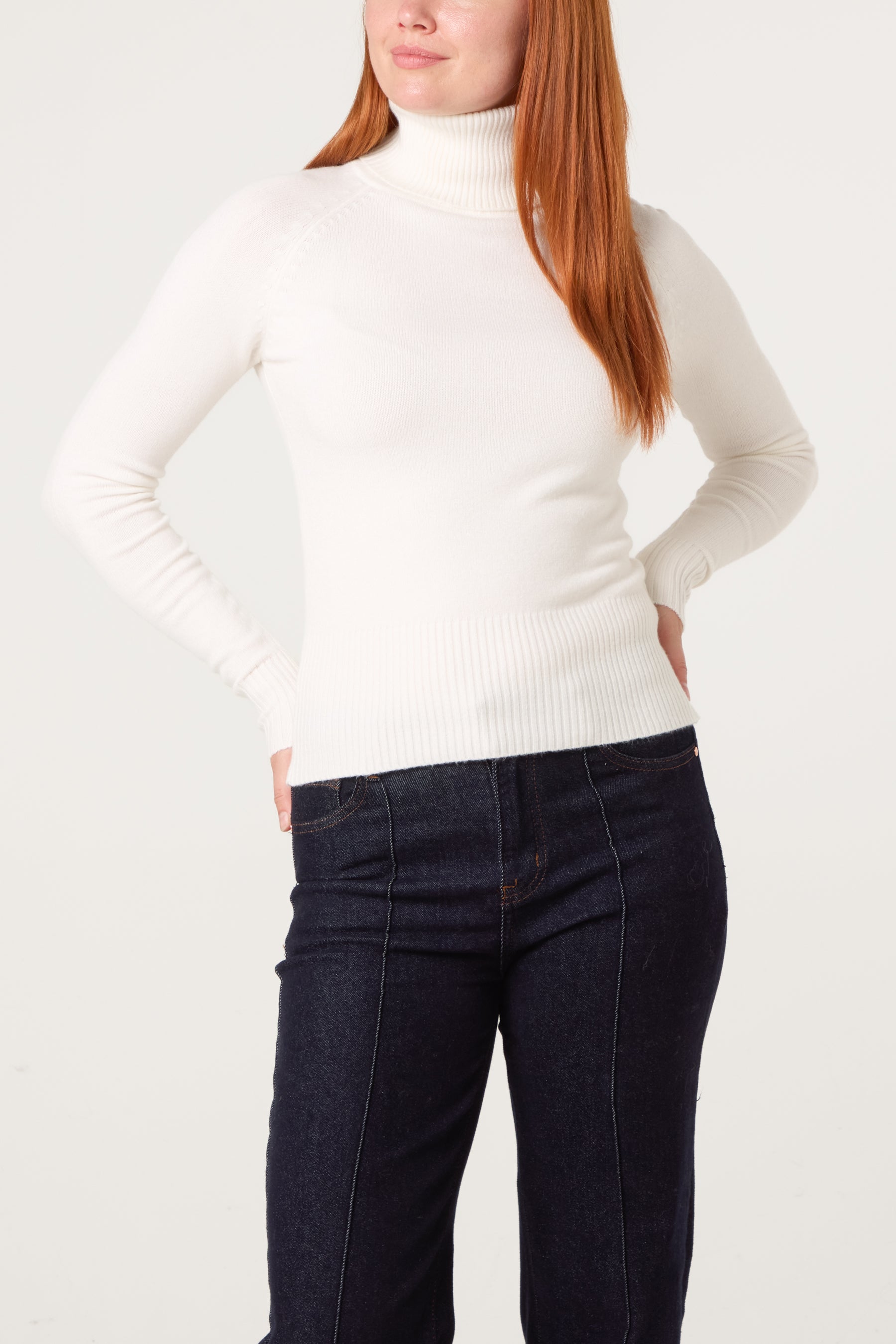 Essential Roll Neck Knit Top