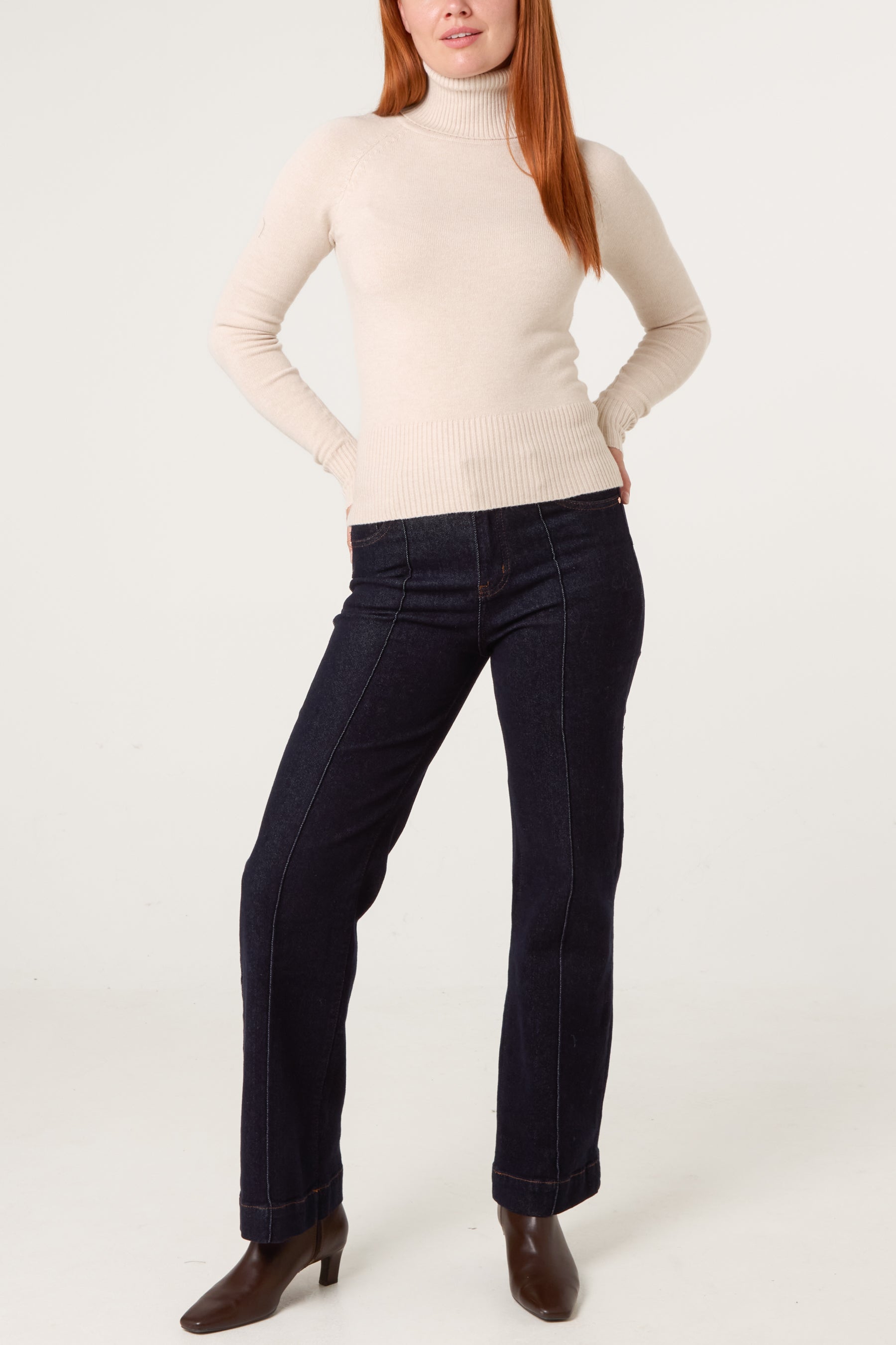 Essential Roll Neck Knit Top