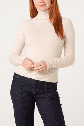 Essential Roll Neck Knit Top