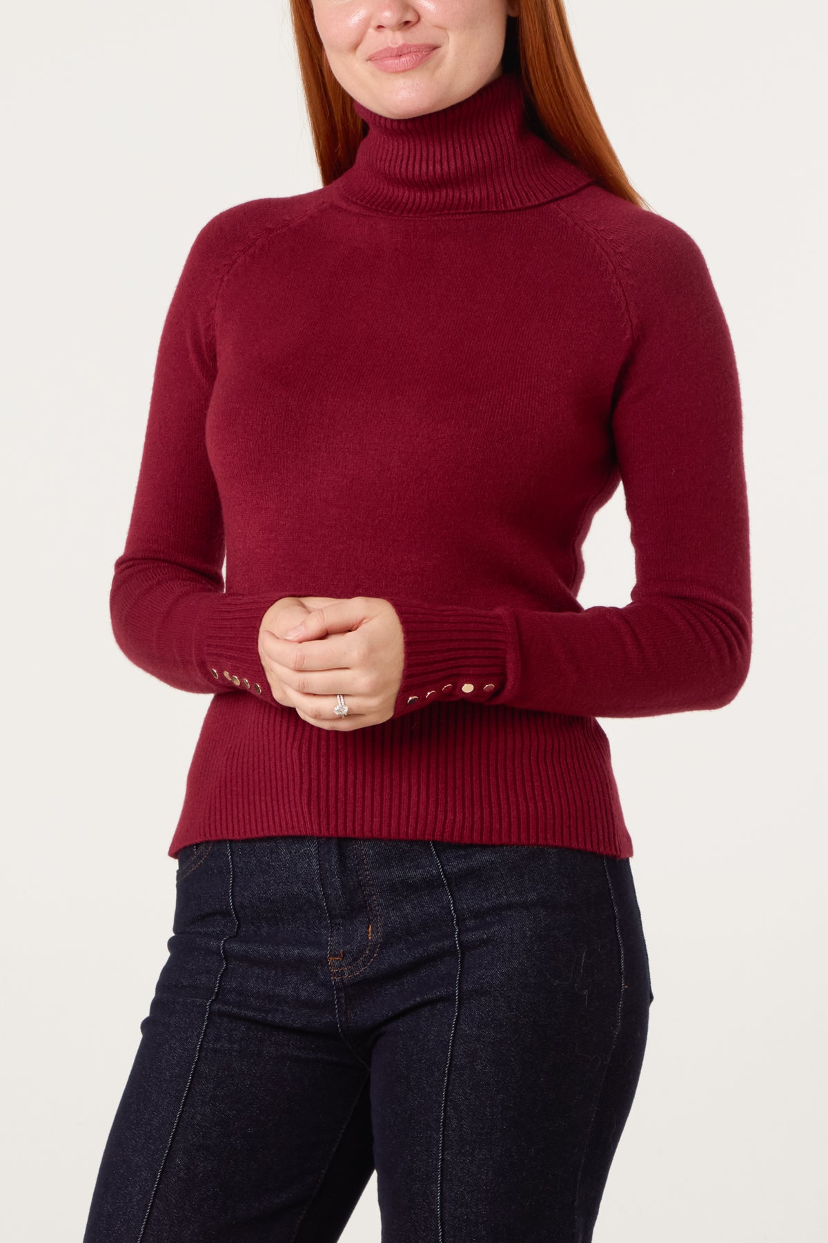 Essential Roll Neck Knit Top