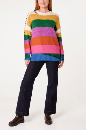 Bright Stripes Knit Jumper