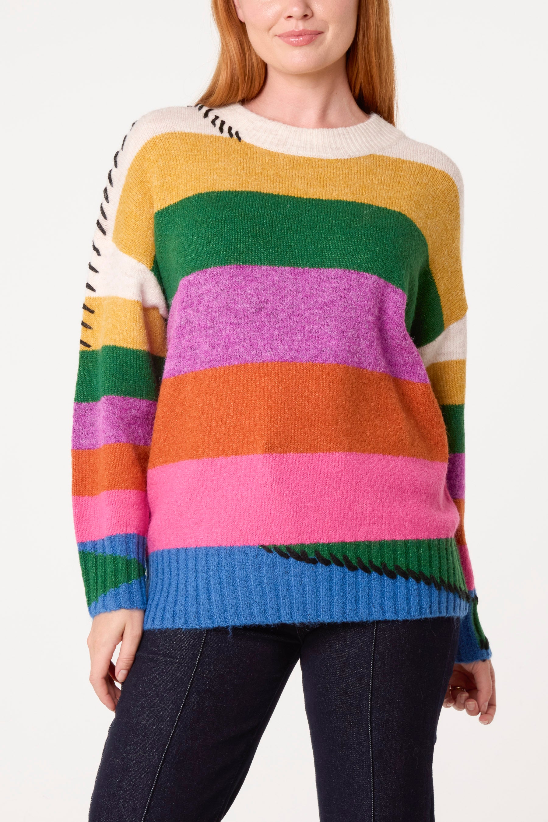 Bright Stripes Knit Jumper