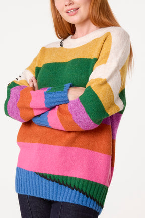 Bright Stripes Knit Jumper