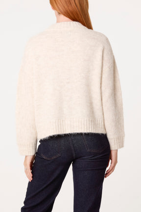 Essential Gold Buttons Knit Cardigan