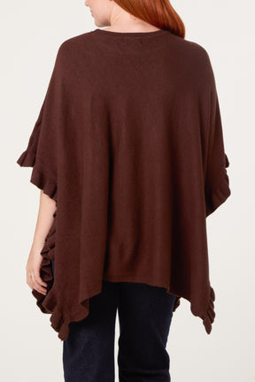 Frill Detail Pocket Cape