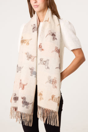 Doggie Print Scarf